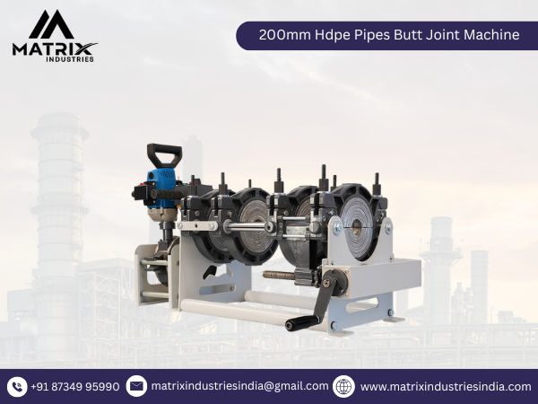 200mm HDPE Pipes Butt Joint Machine