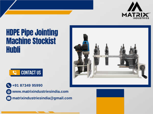 HDPE Pipe Jointing Machine Stockist Hubli